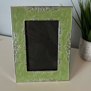 Green Embossed Decorative Picture Frame
New in Box  3.5” x 5.5”